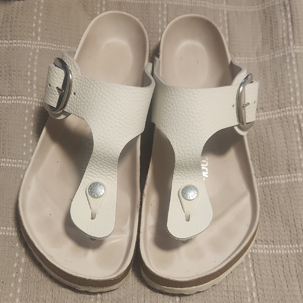 Birkenstock Gizeh Eva White Size 39.
